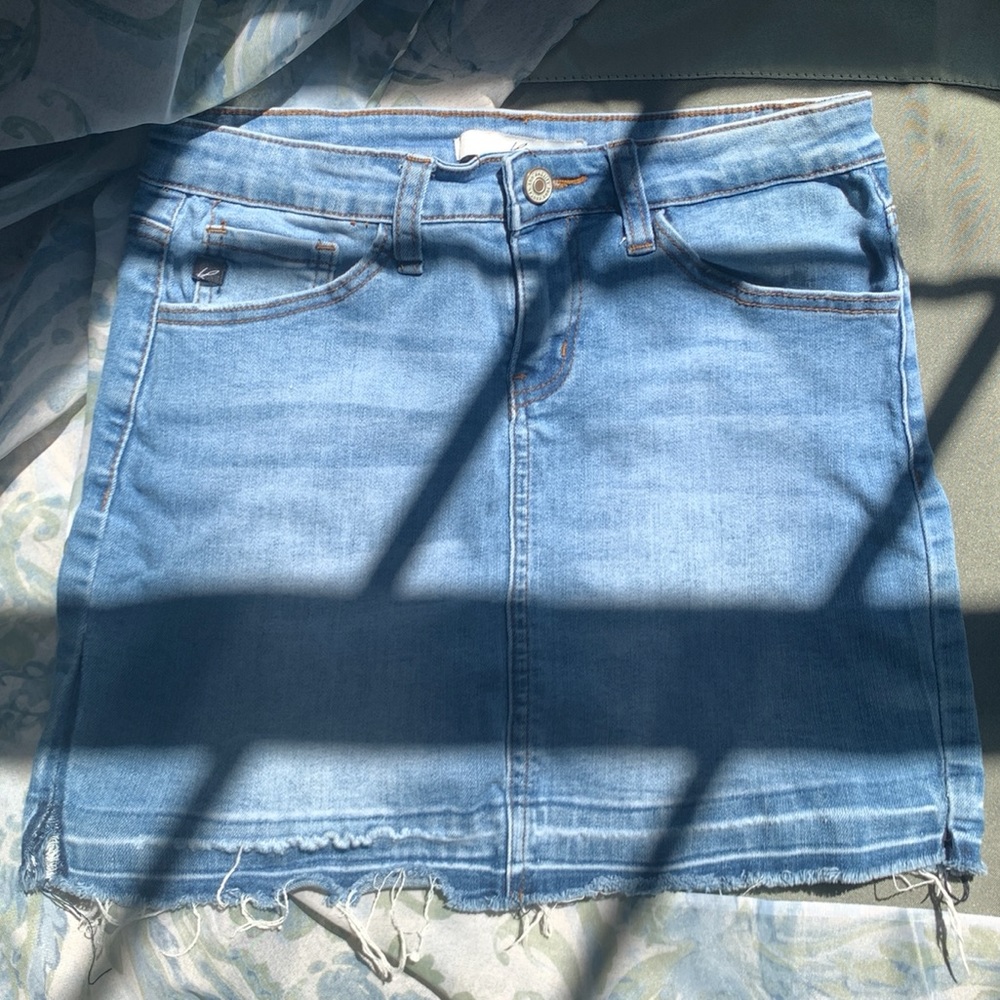 mini 🥶🦋🫐🥏💙 denim skirt